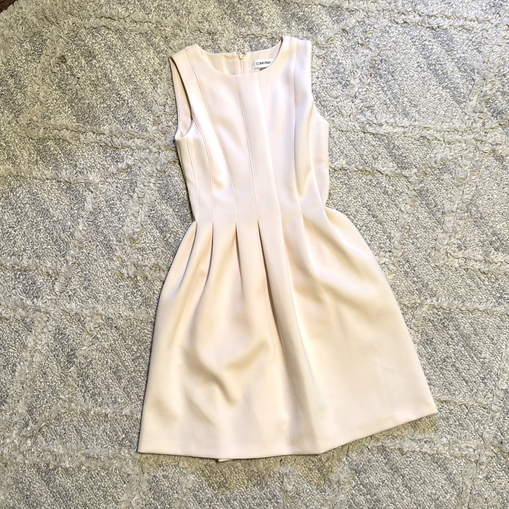 Calvin Klein Light Pink Sleeveless Princess Dress
